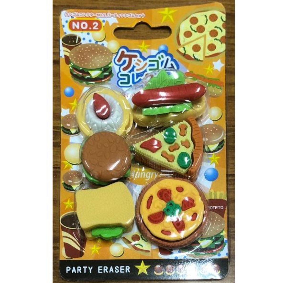 Eraser set of 6